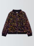 John Lewis Kids' Sequin Bomber Jacket, Multi