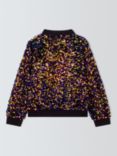 John Lewis Kids' Sequin Bomber Jacket, Multi