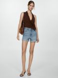 Mango Mom Denim Shorts