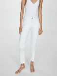 Mango Claudia Slim Jeans, White