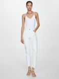 Mango Claudia Slim Jeans, White