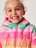 Crew Clothing Kids' Shower Resistant Longline Coat, Multi