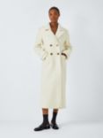 John Lewis ANYDAY Double Breasted Boucle Coat, Cream