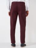 Crew Clothing Straight Fit Chino Trousers, Burgundy