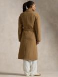 Polo Ralph Lauren Wool Longline Coat, Camel Melange