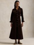 Polo Ralph Lauren Corduroy Shirt Dress, Circuit Brown