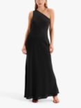 OMNES Uma Asymmetric Dress, Black