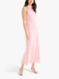 OMNES Seychelles Draped Back Dress, Pink