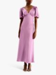 OMNES Rosie Satin Maxi Dress, Lilac