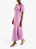 OMNES Rosie Satin Maxi Dress, Lilac