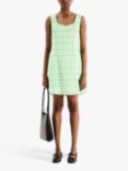 OMNES Courtney Check Mini Dress, Green