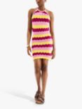 OMNES Ash Wavy Stripe Dress, Multi