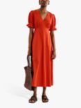 OMNES Beverley Midi Dress, Red