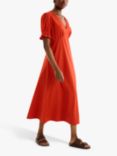 OMNES Beverley Midi Dress, Red