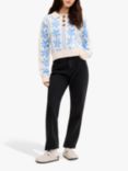 OMNES Loren Floral Jumper, Blue/Multi