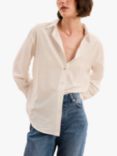 OMNES Evie Linen Blend Shirt, White