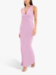 OMNES Nova Tie Back Maxi Dress, Lilac