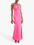 OMNES Cecilia Slip Maxi Dress, Pink