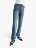 OMNES Jana Straight Cut Jeans, Blue