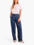 OMNES Marlo Heart Pocket Jeans, Blue Denim