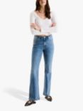 OMNES Ruby Flared Jeans, Blue Denim