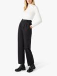 OMNES Cinnamon Straight Leg Trousers, Black