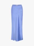 OMNES Jackie Satin Skirt, Blue