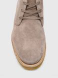 AllSaints Bilton Suede Desert Boots, Natural Taupe