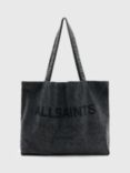 AllSaints Underground Acid Tote Bag, Blue Mid