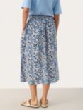 Part Two Bisera Floral Skirt, Blue/Multi