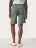 Part Two Hanijan Regular Fit Folded Cuff Shorts, Agave Green