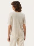 Part Two Curlies Linen V-Neck T-Shirt