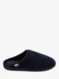 totes Isotoner Swept Back Popcorn Mule Slippers, Navy