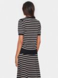 Saint Tropez Mila Stripe Knit Top, Black/Multi