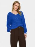 Saint Tropez Felia Relaxed Fit Jumper, Blue