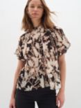 InWear Hendra Print Top, Black/Multi