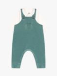 Petit Bateau Baby Dungarees Bodysuit, Brut Green