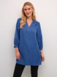 KAFFE Ellen Tunic Top, Coronet Blue