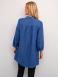 KAFFE Ellen Tunic Top, Coronet Blue