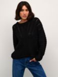 KAFFE Jolie Loose Fit Jumper, Black