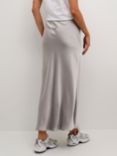 KAFFE Lotte Satin Skirt, Grey, Grey