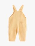 Lindex Baby Gauze Dungarees, Light Dusty Yellow