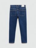 Mango Kids' Slim Fit Classic Denim Jeans, Open Blue