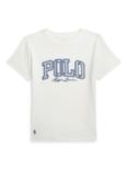 Ralph Lauren Baby Polo Logo Cotton Knit T-Shirt, Deckwash White