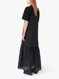 Lovechild 1979 Mya Cotton Tiered Maxi Dress, Black