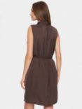 Saint Tropez Aileen Sleeveless Dress, Chocolate Brown