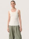 Soaked In Luxury Indianna Knit Tank Top, Whisper White