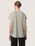 Soaked In Luxury Ioana V-Neck Top, Grey