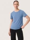 Soaked In Luxury Columbine Short Sleeve Jersey T-Shirt, Coronet Blue