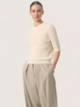 Soaked In Luxury Romilly Textured Jumper, Off White